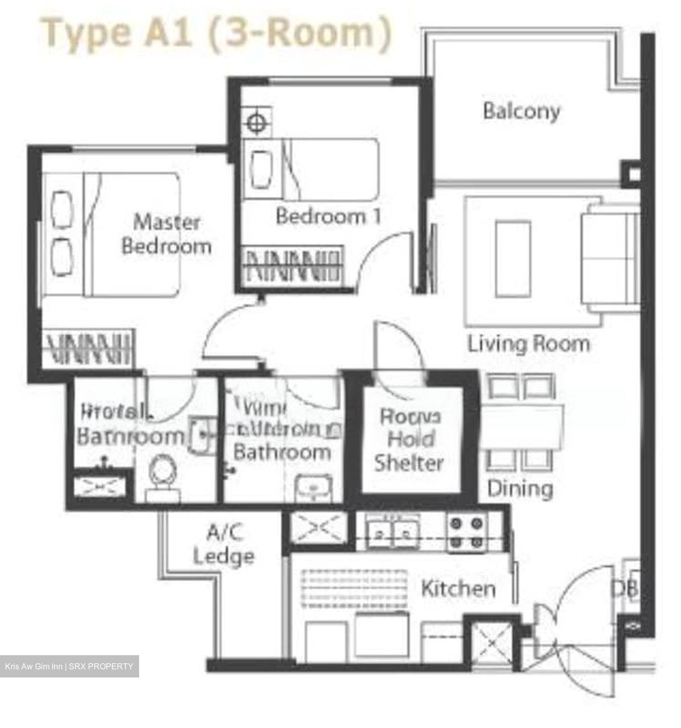 Blk 347B Adora Green (Yishun), HDB 3 Rooms #576163531